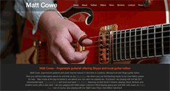 Desktop Screenshot of mattcowe.com